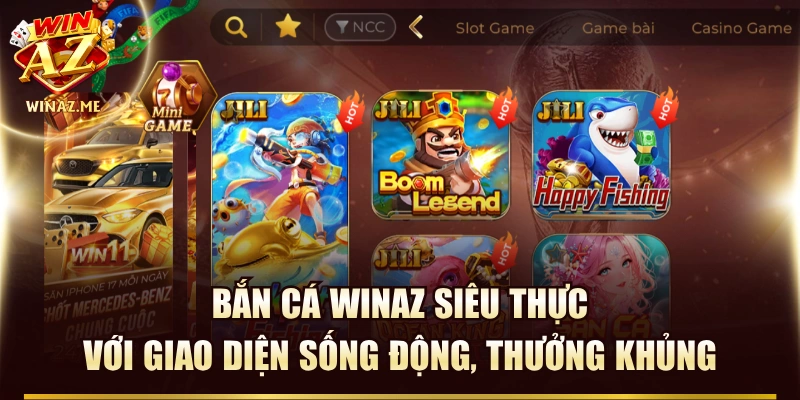 Bắn Cá WinAZ Siêu Thực Với Giao Diện Sống Động, Thưởng Khủng